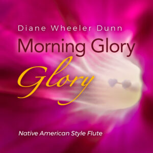 digital single cover for the song Morning GLory Glory, a flower with a heart center